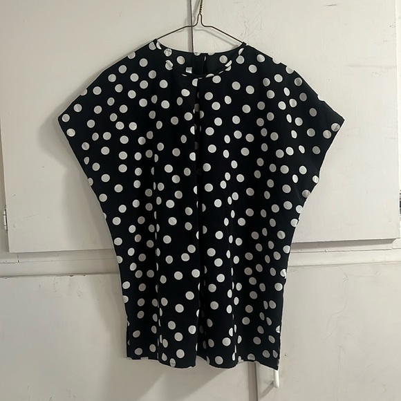 Vintage Tops - Vintage polkadot top size 10